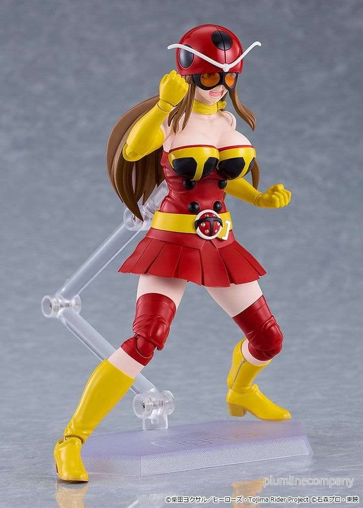 Tojima Wants to Be a Kamen Rider Figma Action Figure Yuriko Okada (Electro-Wave Human Tackle Ver.) 14 cm - Bild 3