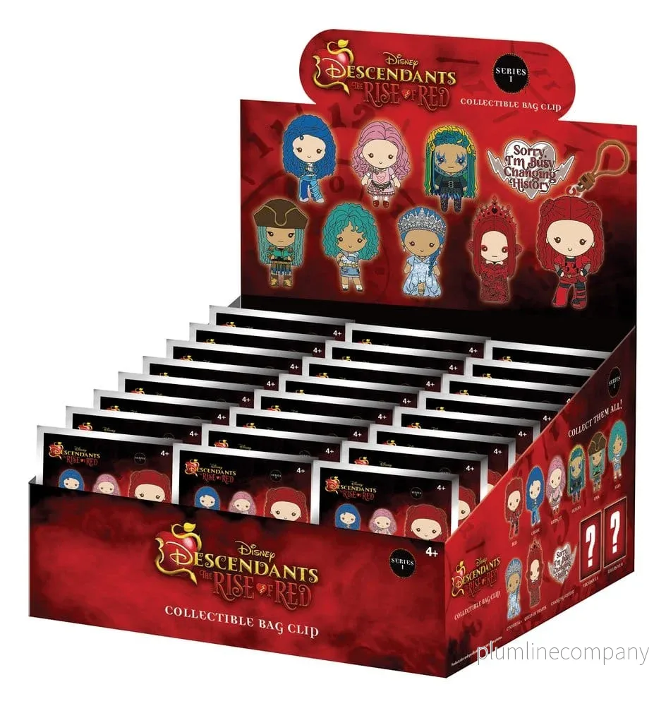 Descendants 3D-skumväskklämmor Serie 1 Display (24) - Bild 2