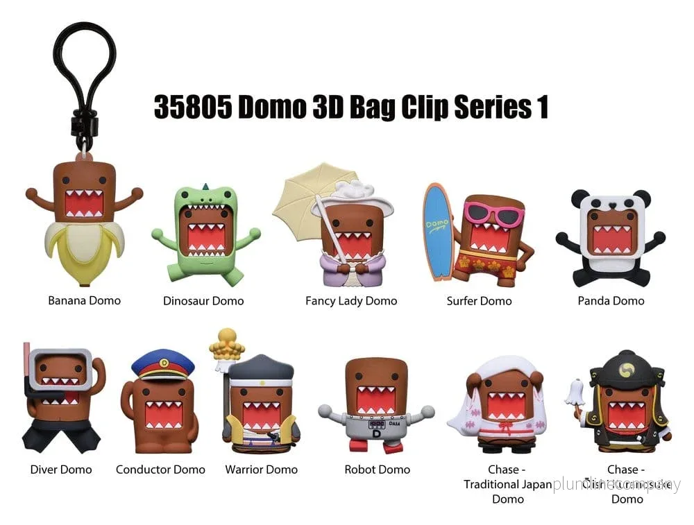 Domo-kun 3D PVC Påsklips Serie 1 Display (24) - Bild 2