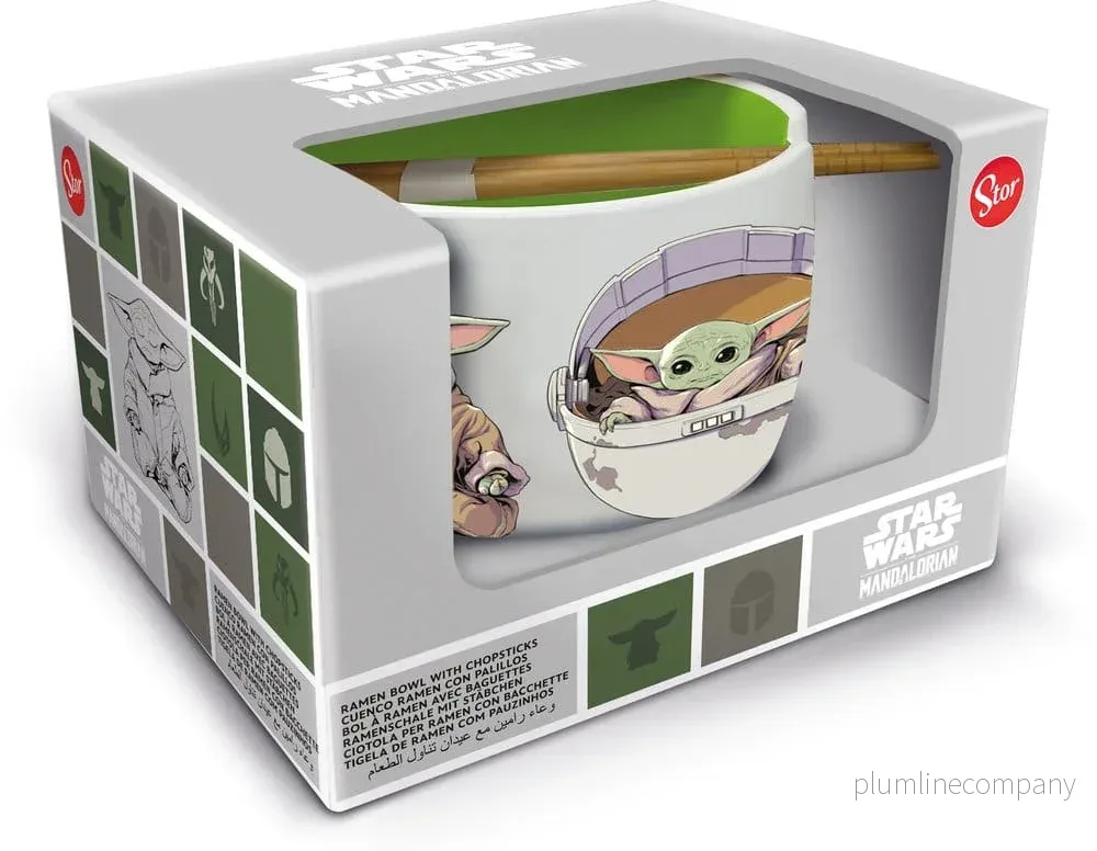 Star Wars: The Mandalorian Ramen Skål med Pinnar Grogu - Bild 3
