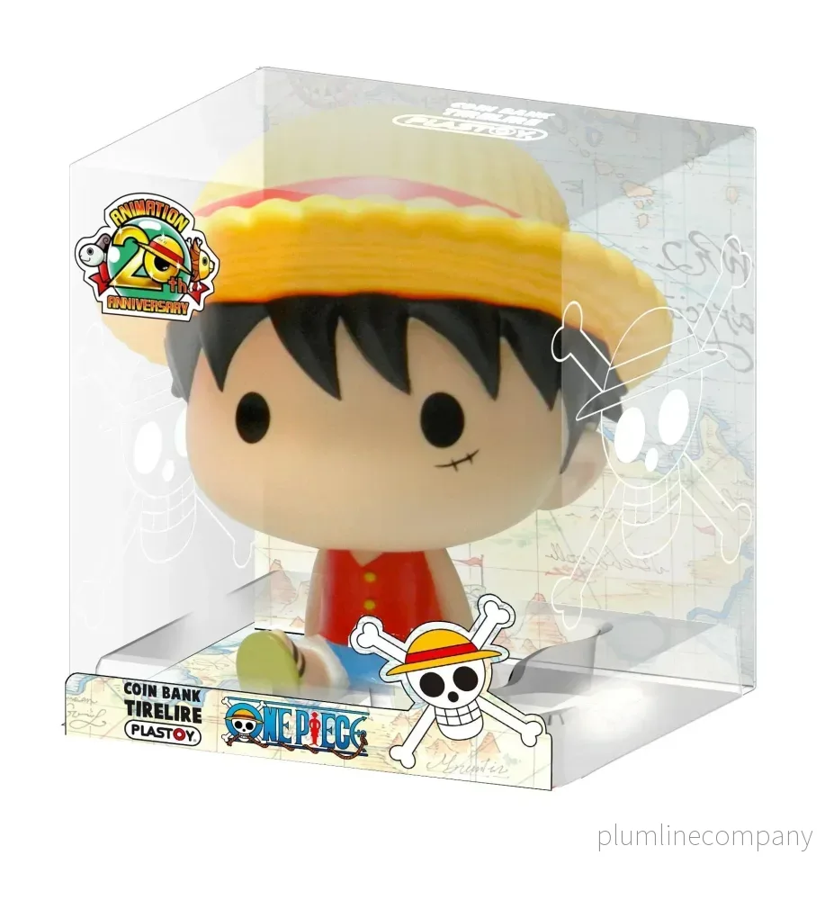 One Piece Chibi Sparbössa Luffy 15 cm – Spara med Stil - Bild 3