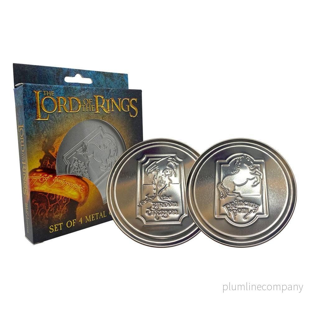 The Lord of the Rings Glasunderlägg 4-Pack Grön Draken The Lord of the Rings Glasunderlägg 4-Pack Grön Draken