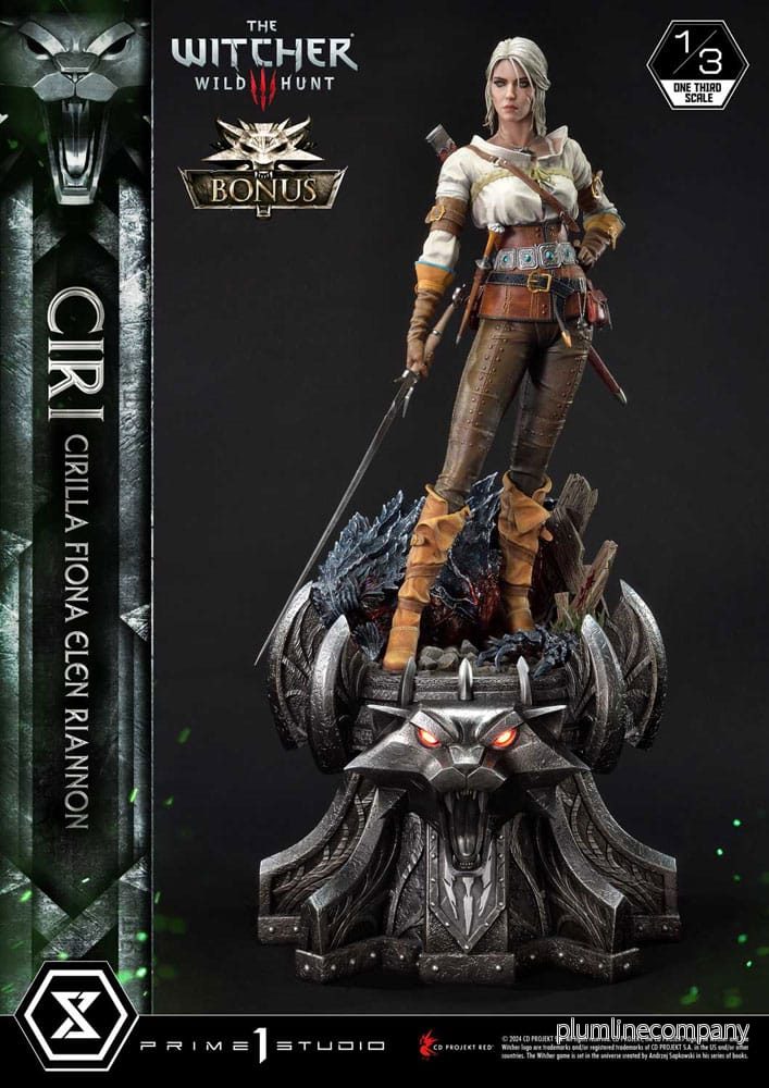 The Witcher 3: Wild Hunt Museum Masterline-staty 1/3 Wild Hunt Ciri Fiona Elen Riannon Bonus Version 81 cm The Witcher 3: Wild Hunt Museum Masterline-staty 1/3 Wild Hunt Ciri Fiona Elen Riannon Bonus Version 81 cm