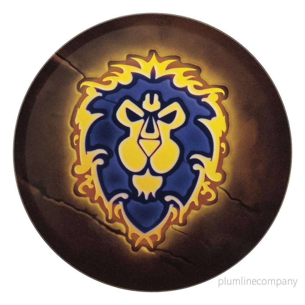 World of Warcraft glasunderlägg 4-pack – tryckt metall - Bild 2