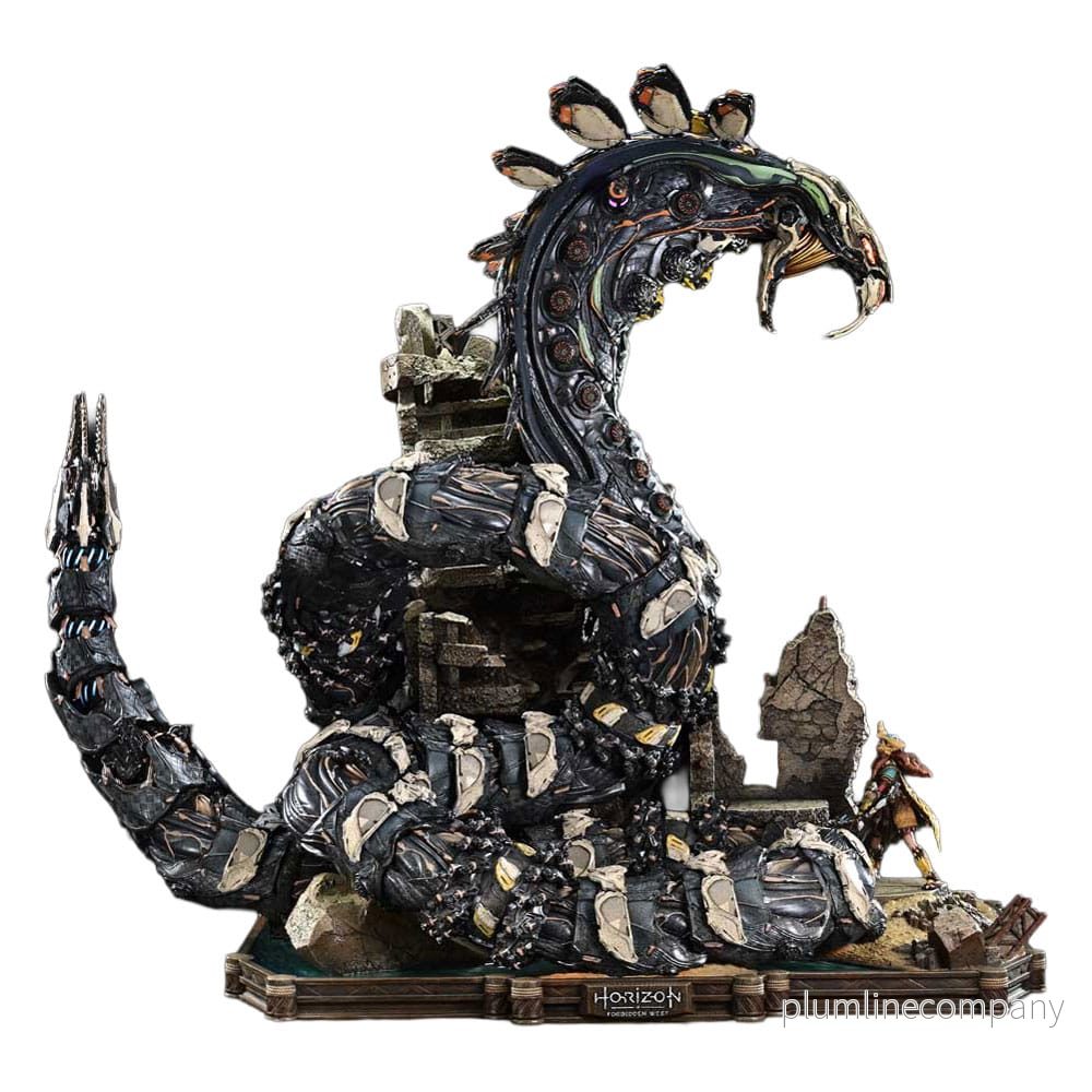 Horizon Forbidden West Ultimate Diorama Masterline Series-staty Aloy vs. The Slitherfang 82 cm