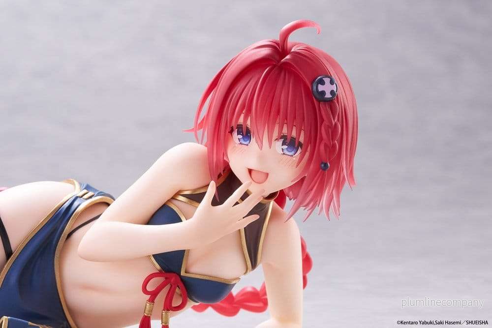 To Love-Ru Darkness Desktop Cute PVC-figur Mea Kurosaki (Chinese Dress Ver.) 13 cm - Bild 3
