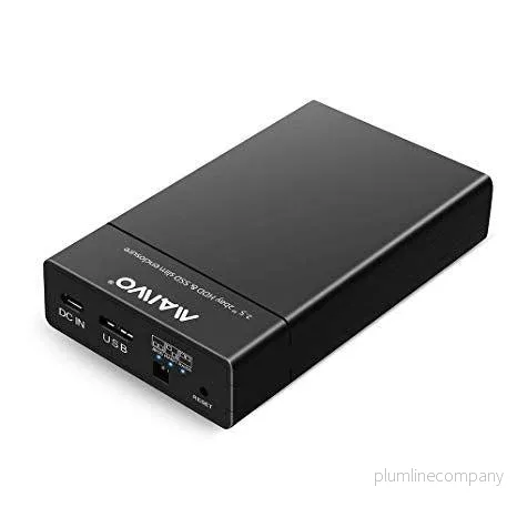 Maiwo K25682 USB 3.2 Gen1 5Gbps extern RAID0, 1, BOD Lagringskabinett 2st 2,5 SATA HDD SSD 7mm, 9,5mm upp till 2 TB, stöd för UASP USB Kabel Typ B- A Maiwo K25682 USB 3.2 Gen1 5Gbps extern RAID0, 1, BOD Lagringskabinett 2st 2,5 SATA HDD SSD 7mm, 9,5mm upp till 2 TB, stöd för UASP USB Kabel Typ B- A
