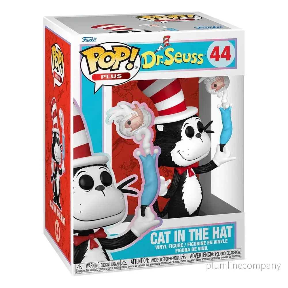 Dr. Seuss POP! Plus TV Figur Katten i Hatten 9 cm - Bild 3