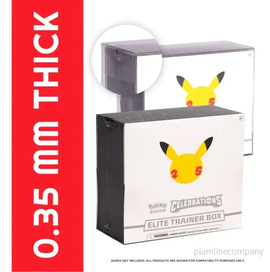 PET Protectors 5-Pack för Booster Boxes / Elite Trainer Boxes Ver. 2 - Bild 3