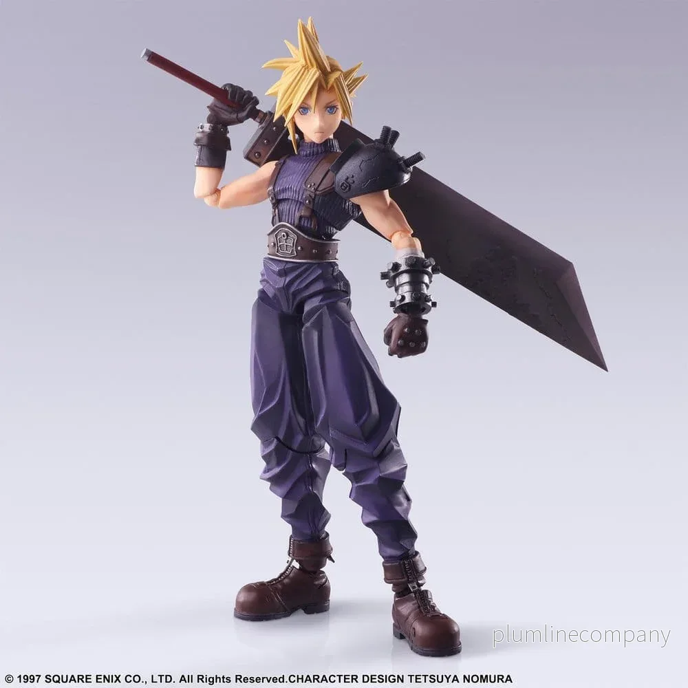 Final Fantasy VII Bring Arts Actionfigur Cloud Strife Digital Plus Edition 15 cm - Bild 2