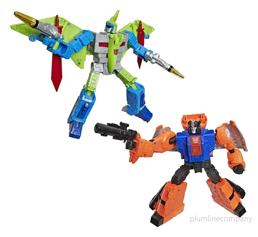 Transformers Age of the Primes Ledarklass Action Figur 2-Pack G2 G2 Dinobot Swoop & G2 Dinobot Sludge 19 cm - Bild 2