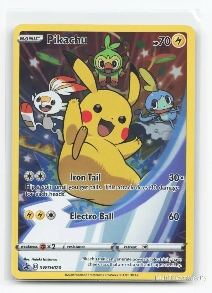Pikachu SWSH020 – SWSH Black Star Promos Pikachu SWSH020 – SWSH Black Star Promos