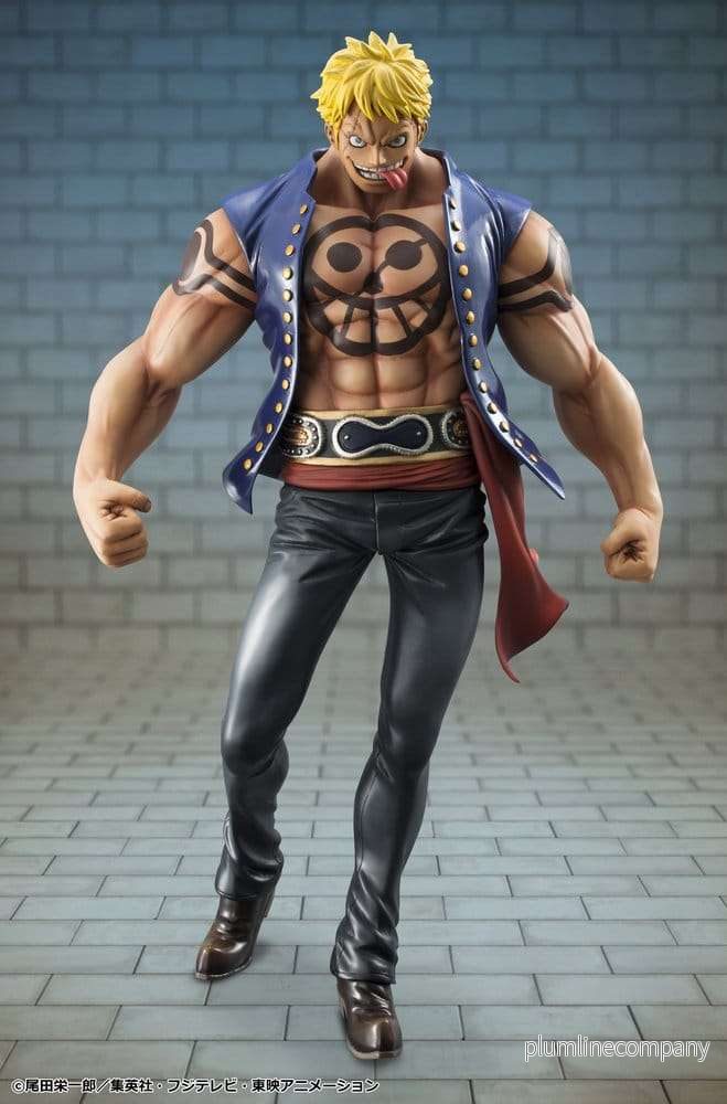 One Piece Portrait.Of.Pirates ”Sailing Again” PVC-figur Bellamy the Hyena 25 cm (Limited Repeat)