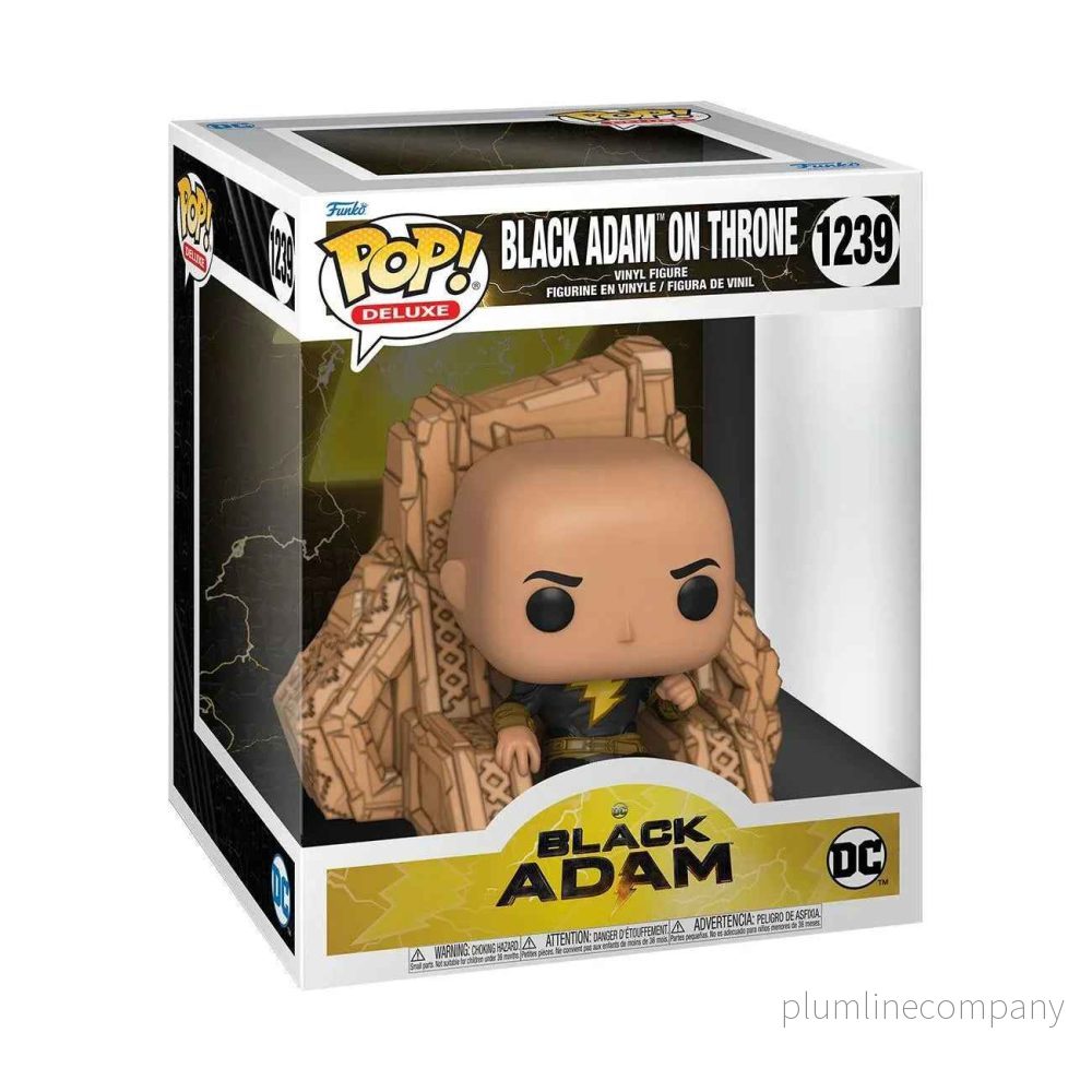 Black Adam POP Deluxe Figur - Black Adam på Tron 9 cm - Bild 2