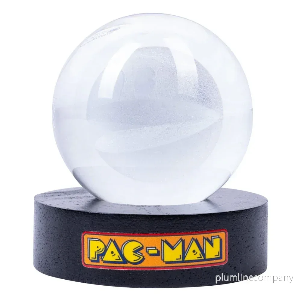 Pac-Man Lampa Kristallboll 8 cm