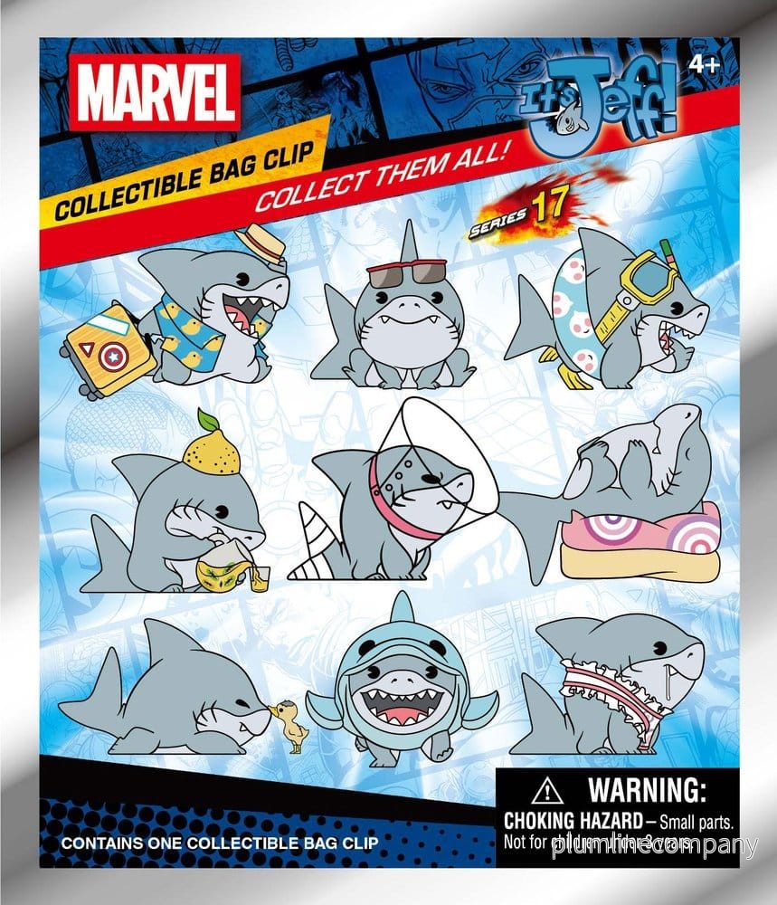Marvel Rivals 3D Skumväska Clips Jeff the Land Shark Serie 17 Display (24) - Bild 3