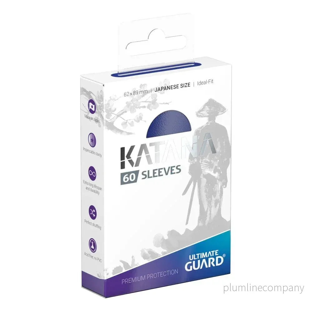 Ultimate Guard Katana Sleeves Japanese Size (60) – Blue Ultimate Guard Katana Sleeves Japanese Size (60) – Blue