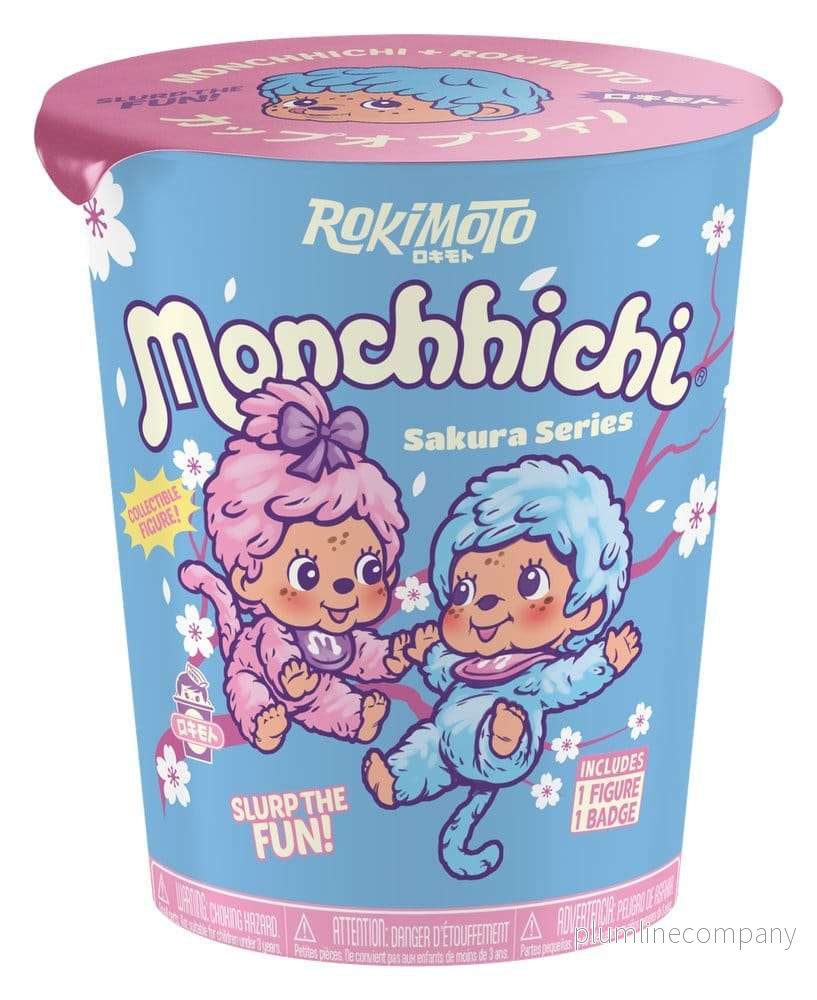 Monchhichi Rokimoto figur Cup of Fun Sakura Series Blind Box Display (6) - Bild 2