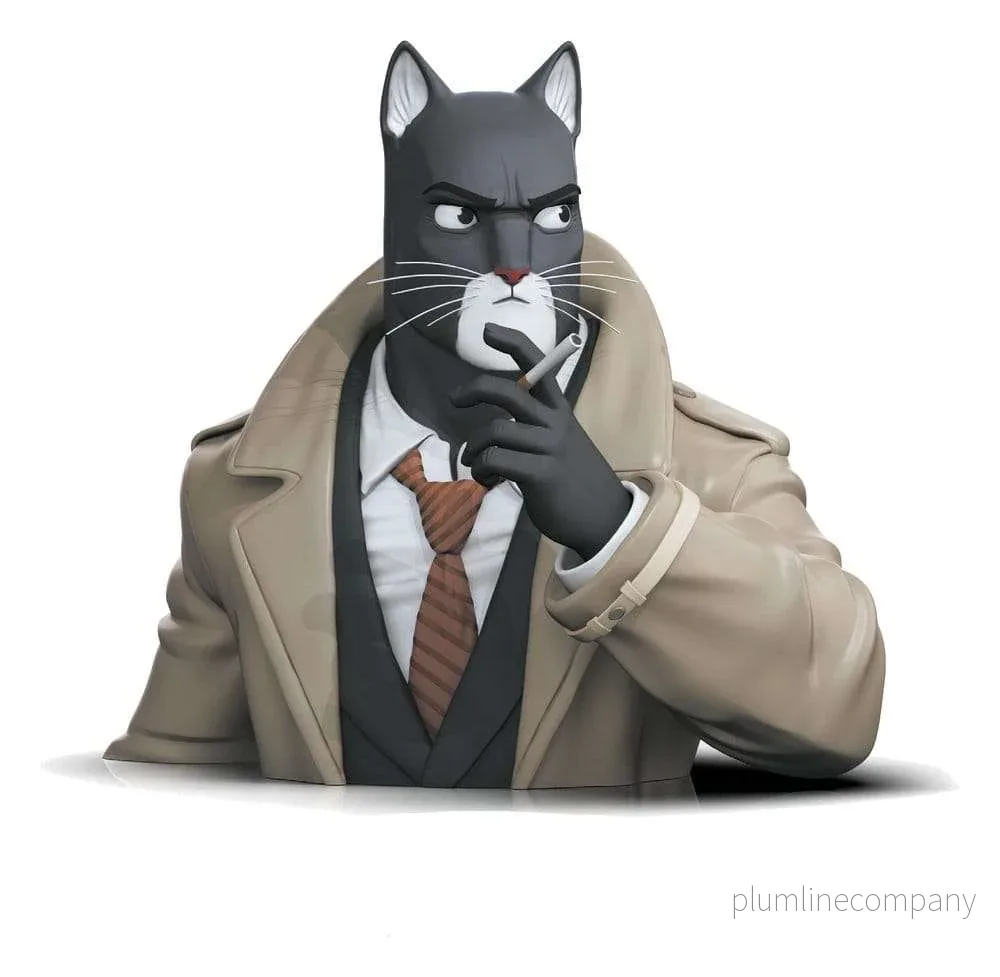 Blacksad: Sparbössa i form av buste, 15 cm hög Blacksad: Sparbössa i form av buste, 15 cm hög