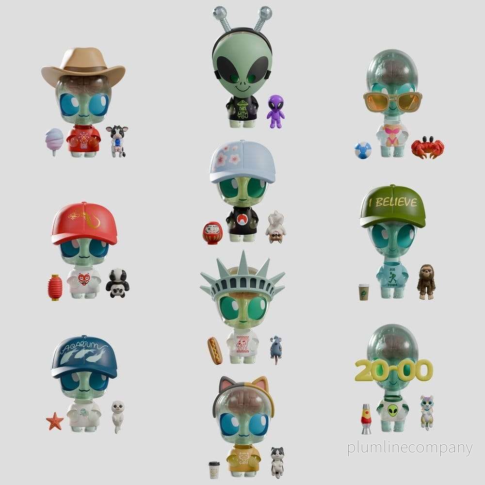 Abducted Mini Figures S1 9 cm Blind Box Display (9) Abducted Mini Figures S1 9 cm Blind Box Display (9)