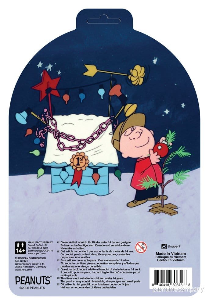 Peanuts ReAction Actionfigur Charlie Brown and Sad Tree (Snow Globe Card Back) - Bild 2
