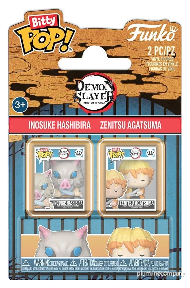 Demon Slayer: Kimetsu no Yaiba Bitty POP! Figurer 2-Pack Inosuke & Zenitsu 2 cm - Bild 2