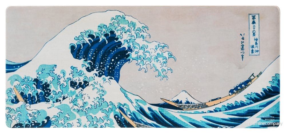 Hokusai Den Stora Vågen i Kanagawa XL Musmatta 80 x 35 cm Hokusai Den Stora Vågen i Kanagawa XL Musmatta 80 x 35 cm