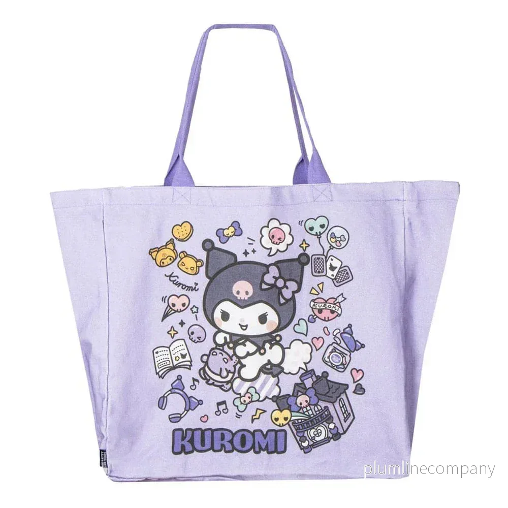 Sanrio Tote Bag Kuromi XL – Officiell och Rymlig Sanrio Tote Bag Kuromi XL – Officiell och Rymlig