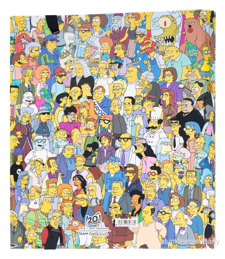 The Simpsons pärm med 2 ringar 32 x 28 cm - Bild 2