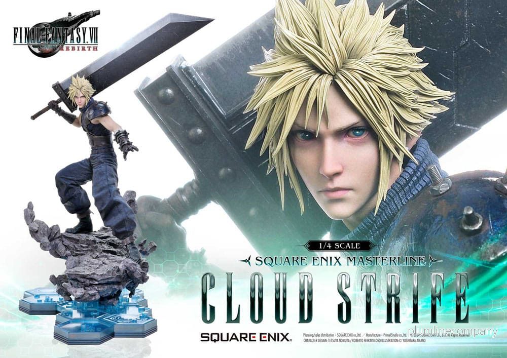 Final Fantasy VII Rebirth Staty 1/4 Cloud Strife 68 cm - Bild 2