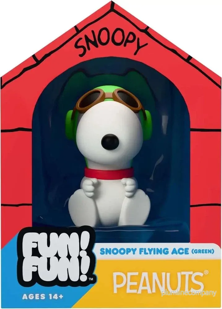 Vintage Peanuts Fun! Fun! Mini Figur Snoopy (Grön Hatt Flygare) Vintage Peanuts Fun! Fun! Mini Figur Snoopy (Grön Hatt Flygare)