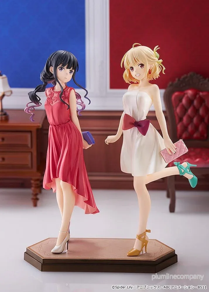 Lycoris Recoil Pop Up Parade PVC-figurer 2-pack Chisato Nishikigi & Takina Inoue: After Party! Ver. L-storlek - Bild 3