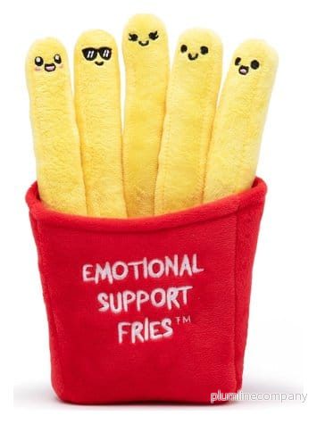 Relaterbart känslomässigt stöd gosedjur Pommes frites - Bild 2