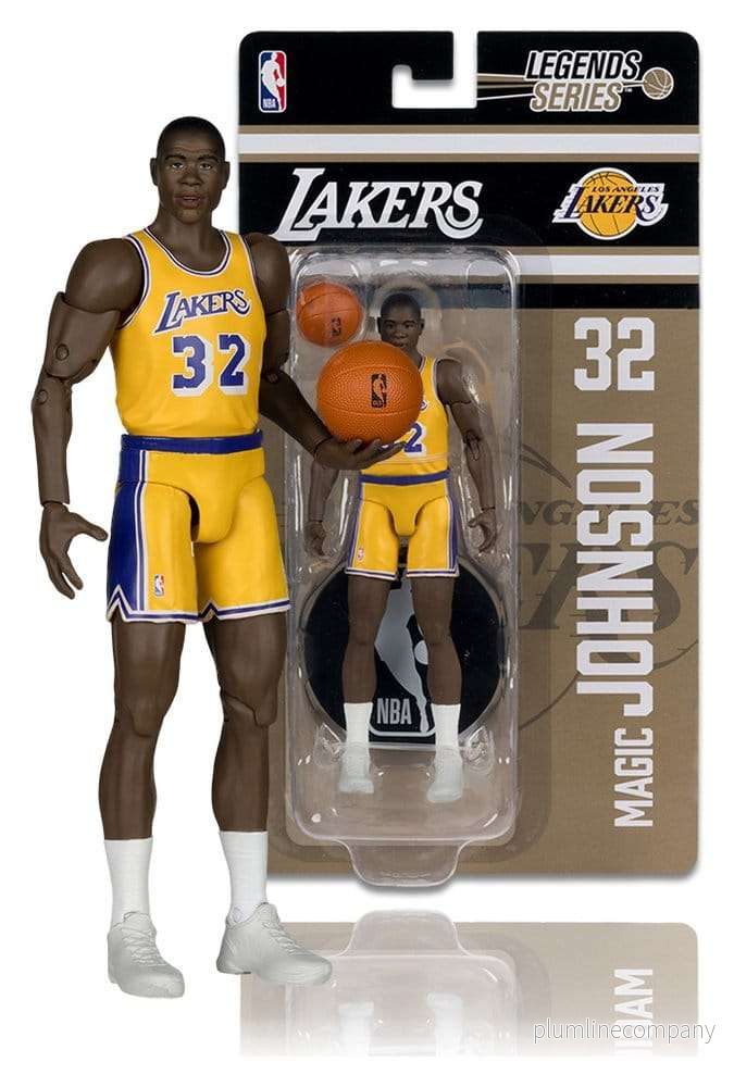 NBA Legends Series Action Figure Earvin "Magic" Johnson (Los Angeles Lakers) 15 cm - Bild 2