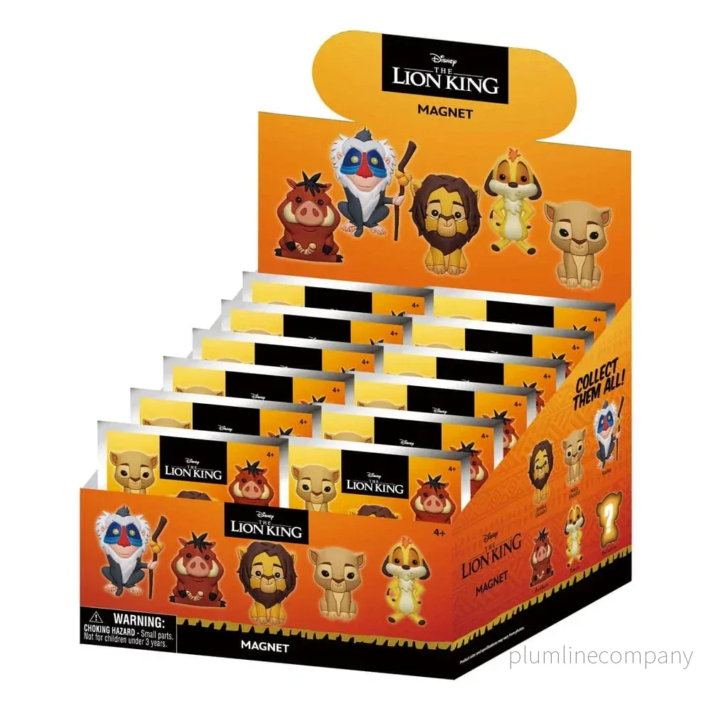 The Lion King Magnets Blind Pack Series 1 Display (12) The Lion King Magnets Blind Pack Series 1 Display (12)