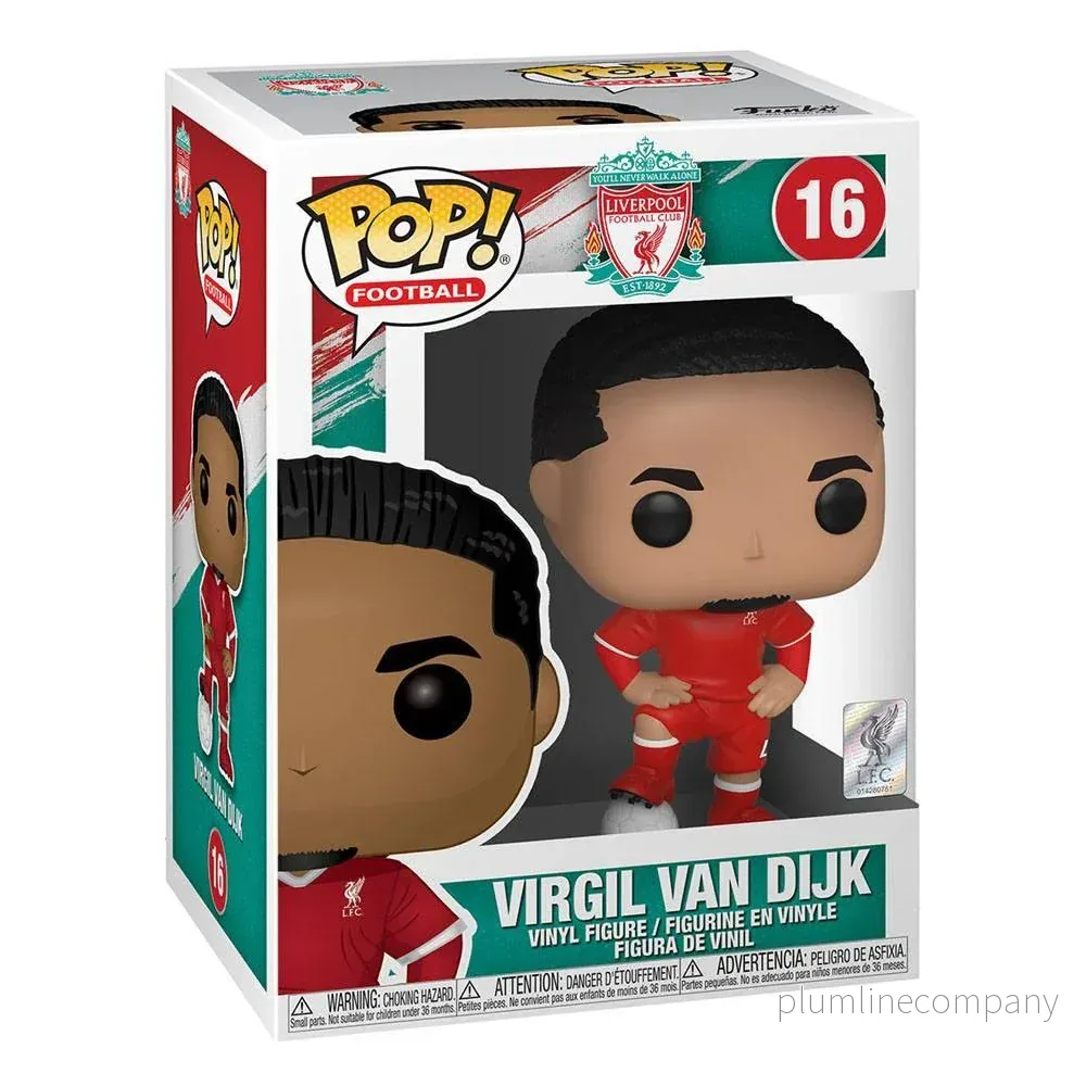 Liverpool F.C. Virgil van Dijk POP! Vinyl Figur 9 cm - Bild 3