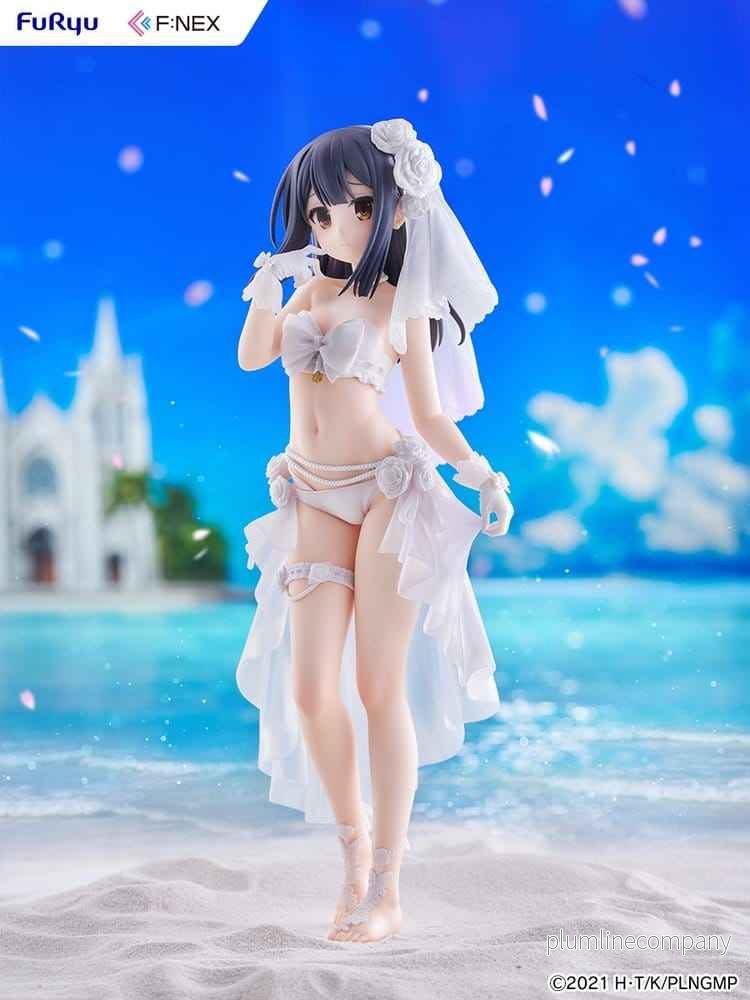 Fate/kaleid liner Prisma Illya: Licht - The Nameless Girl F:NEX PVC-figur 1/7 Miyu Edelfelt Brudbaddräktsversion 21 cm - Bild 2