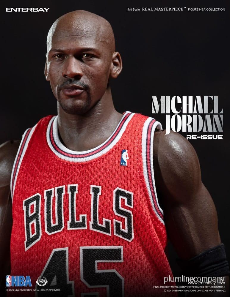 NBA Collection Real Masterpiece Actionfigur 1/6 Michael Jordan I'm Back Edition Limited 30 cm - Bild 3