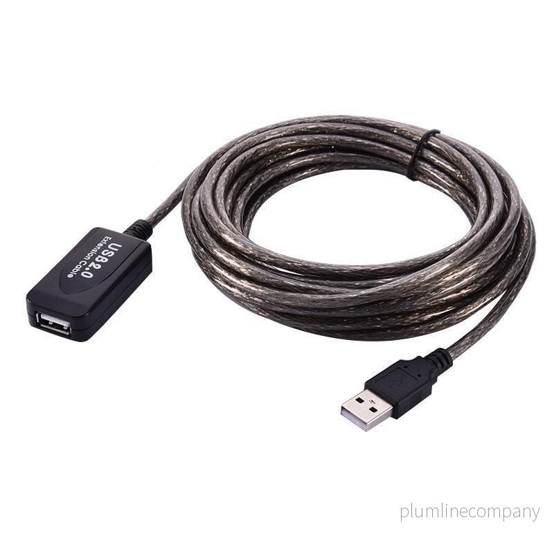 NÖRDIC USB 2.0 Aktiv Förlängningskabel 5m USB active Extension NÖRDIC USB 2.0 Aktiv Förlängningskabel 5m USB active Extension
