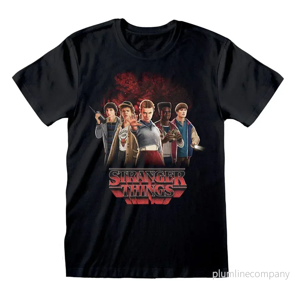 Stranger Things T-shirt med Vecna i bakgrunden - Bild 2