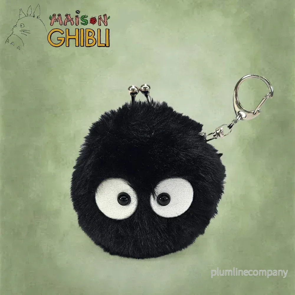 My Neighbor Totoro Funwari Mini gosedjur Coin Purse Soot Sprite - Bild 2