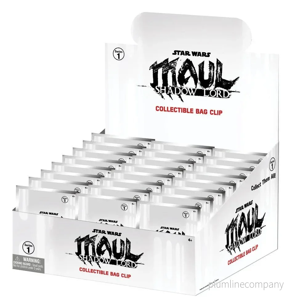 Star Wars: Maul – Shadow Lord 3D Foam Bag Clips Serie 1 Display (24) Star Wars: Maul – Shadow Lord 3D Foam Bag Clips Serie 1 Display (24)
