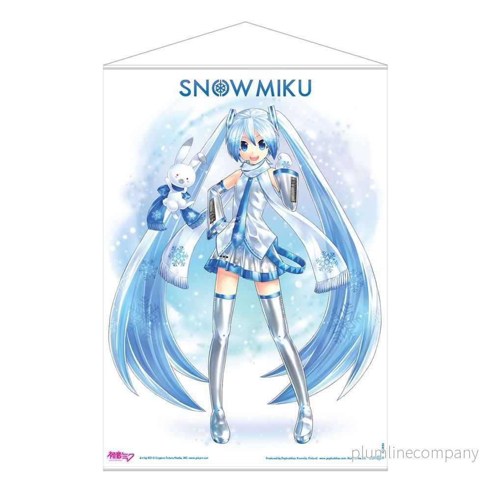 Hatsune Miku Väggscroll Snow Miku 50 x 70 cm