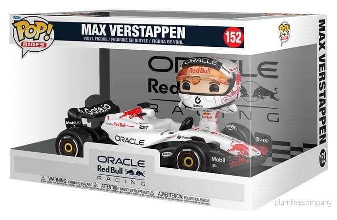 Formel 1 POP! Rides Super Deluxe vinylfigur Verstappen (vit) 15 cm - Bild 2
