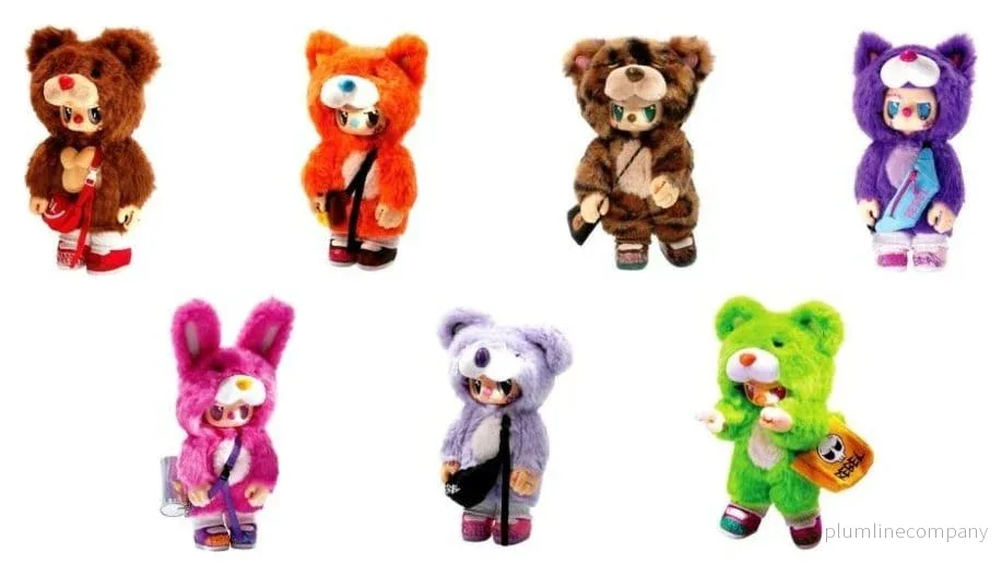 Rebel Bears gosedjur Actionfigur Blind Box Flyttbar Serie Display 18 cm (6) Rebel Bears gosedjur Actionfigur Blind Box Flyttbar Serie Display 18 cm (6)