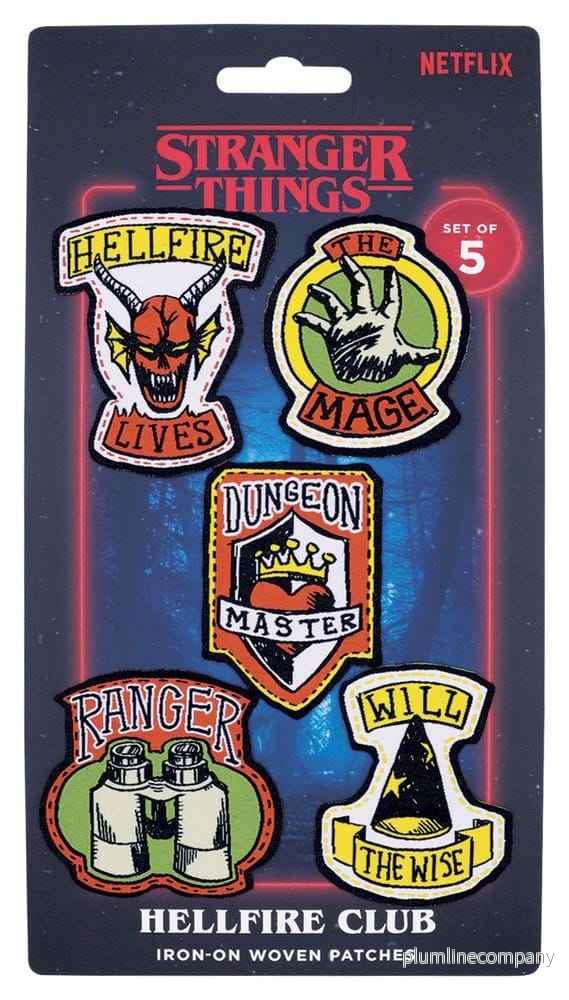 Stranger Things Tygmärken 5-Pack