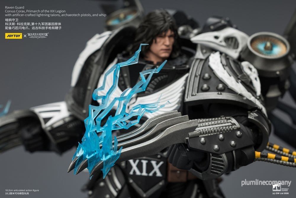 Warhammer 40,000 Actionfigur Raven Guard Corvus Corax, Primarch för XIX Legionen 18 cm - Bild 3