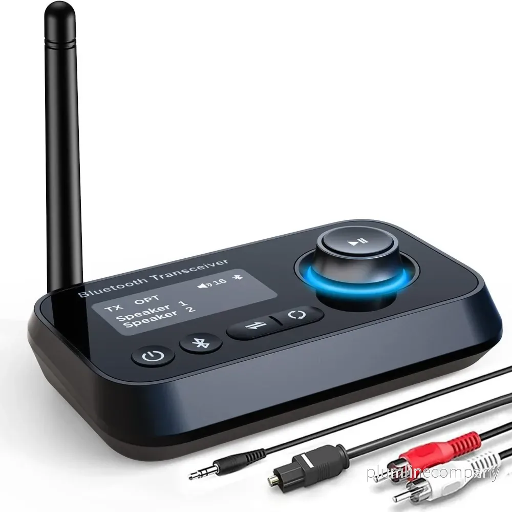 NÖRDIC Bluetooth 5.0 Transmitter Receiver, Audio Adapter for 2 Headphones Long range NÖRDIC Bluetooth 5.0 Transmitter Receiver, Audio Adapter for 2 Headphones Long range