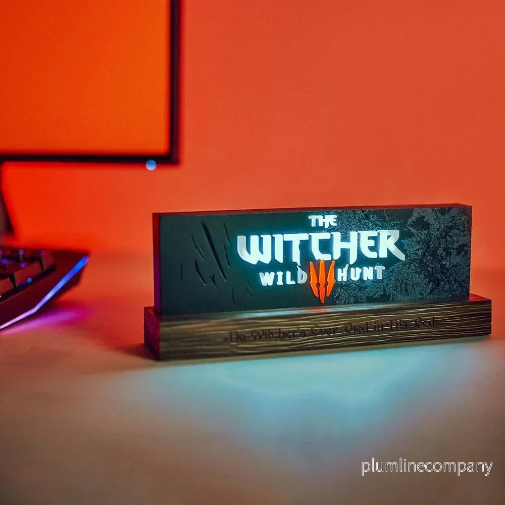The Witcher LED-Ljus Wild Hunt Logotyp 22 cm - Bild 3