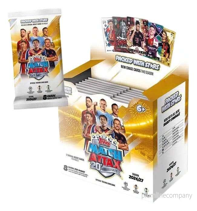 UEFA Club Competition Match Attax 2026/27 Trading Cards Display (36) UEFA Club Competition Match Attax 2026/27 Trading Cards Display (36)